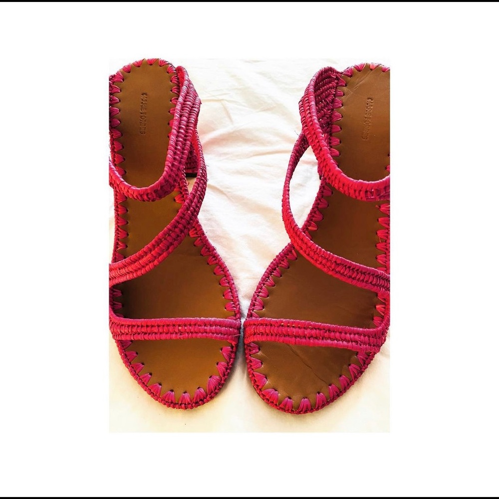 Carrie Forbes- Salah Woven Raffia Sandals